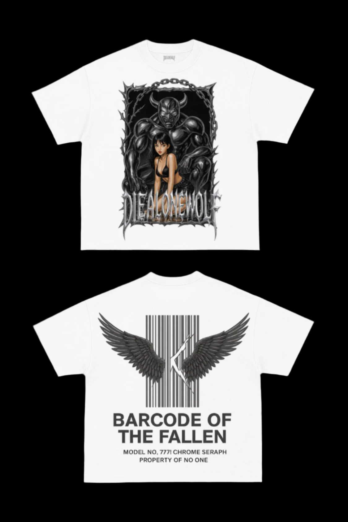 CHROME SERAPH: BARCODE OF THE FALLEN (White)