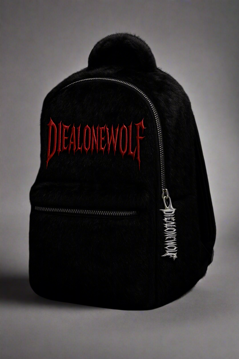 DIEALONEWOLF® — “FUR ARMOR” BACKPACK