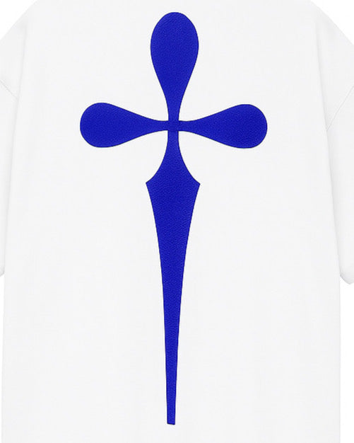 “DIE COLD” DIEALONEWOLF® Oversized T-Shirt (WHITE)