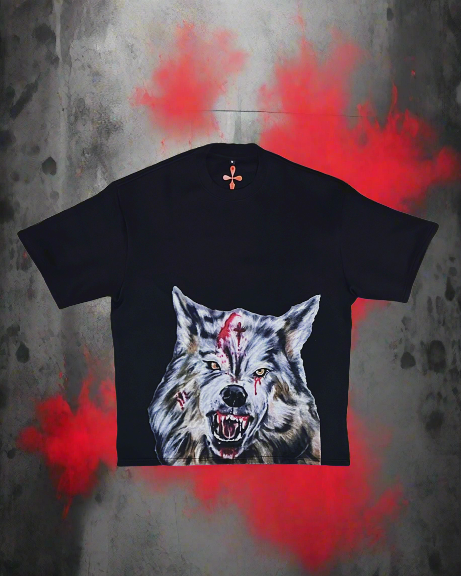 WAR WOLF SHIRT (Black)