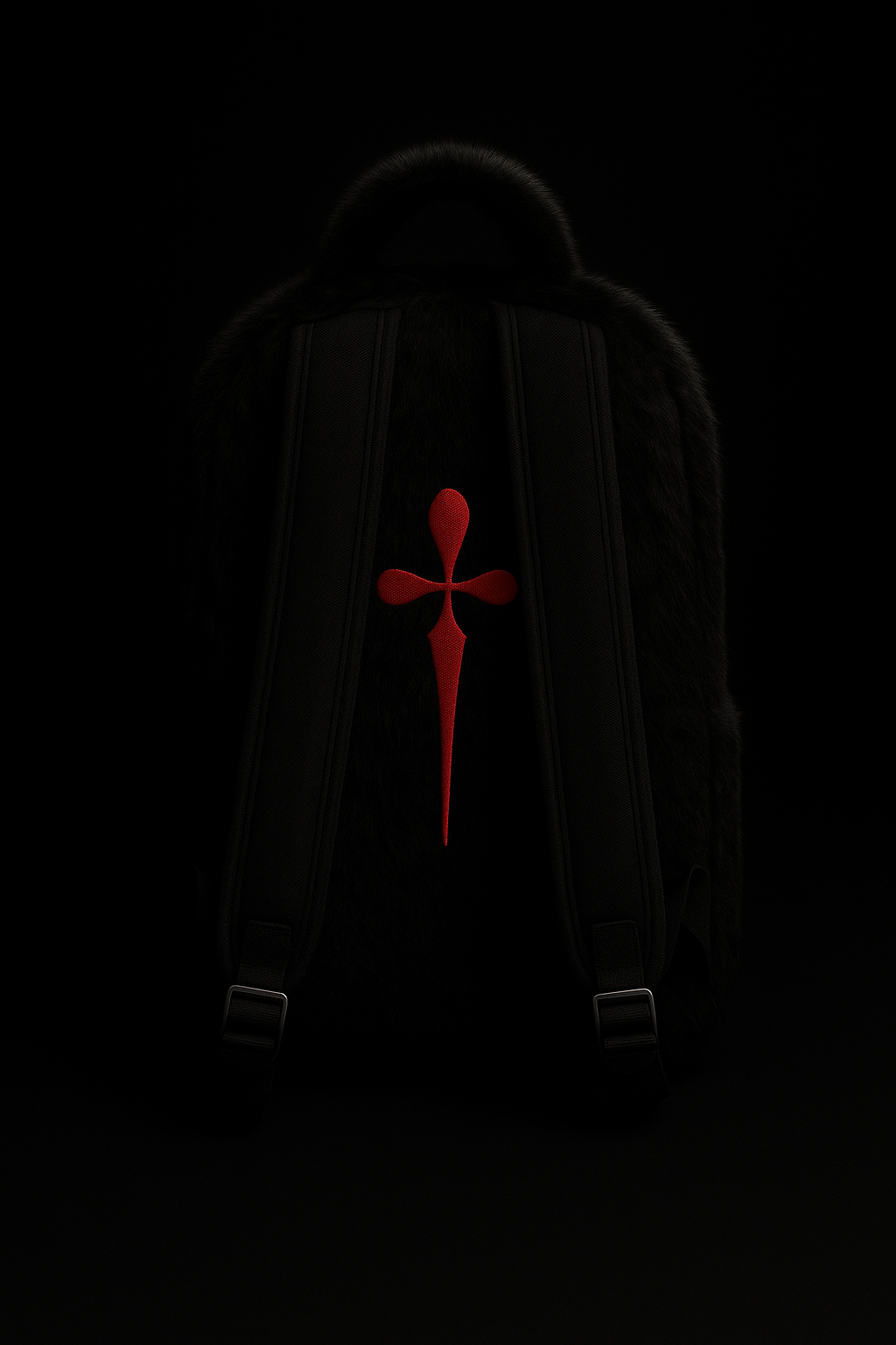 DIEALONEWOLF® — “FUR ARMOR” BACKPACK