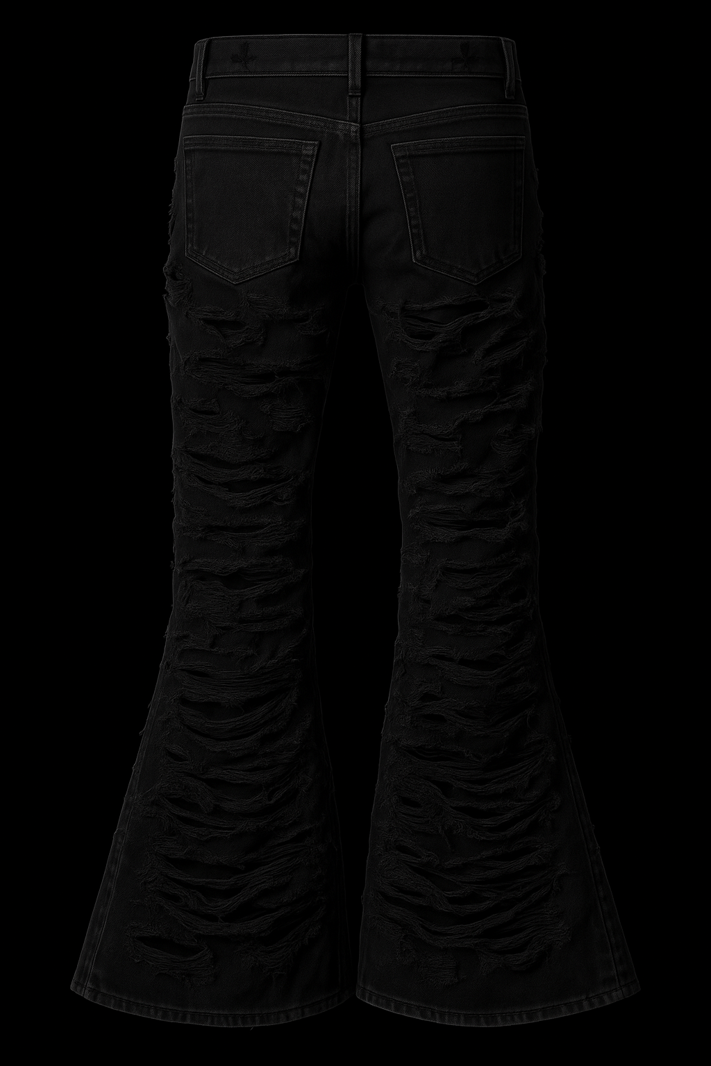 “ONYX CHAOS” FLARE DENIM