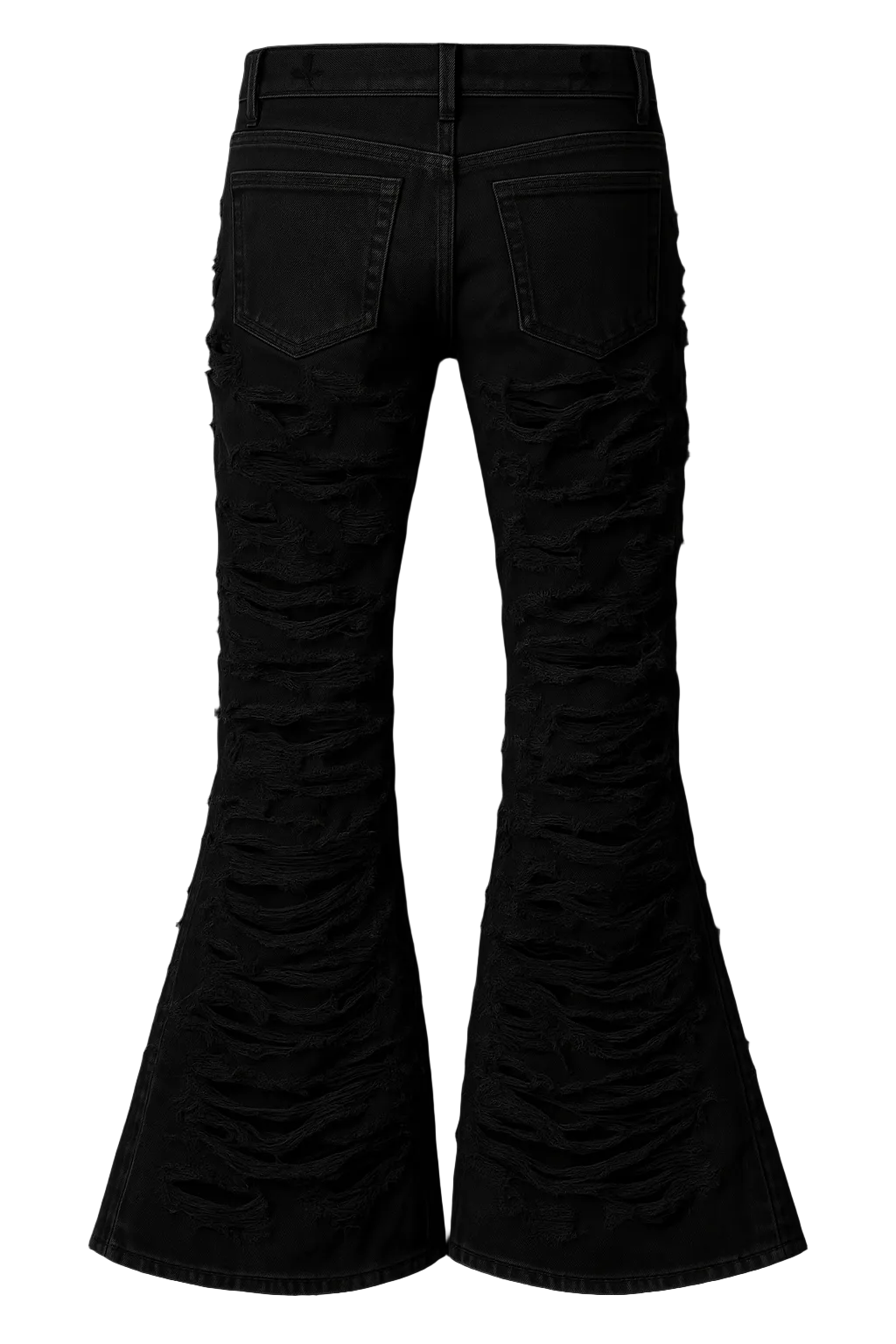 “ONYX CHAOS” FLARE DENIM