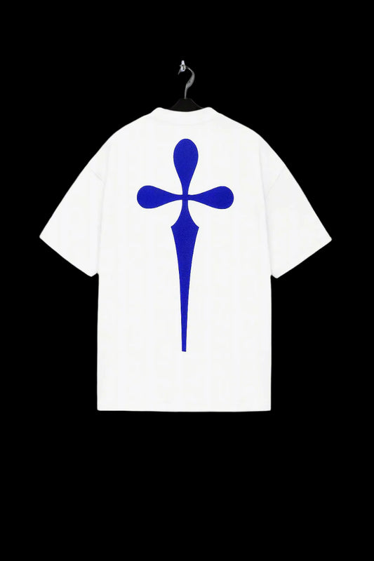 “DIE COLD” DIEALONEWOLF® Oversized T-Shirt (WHITE)