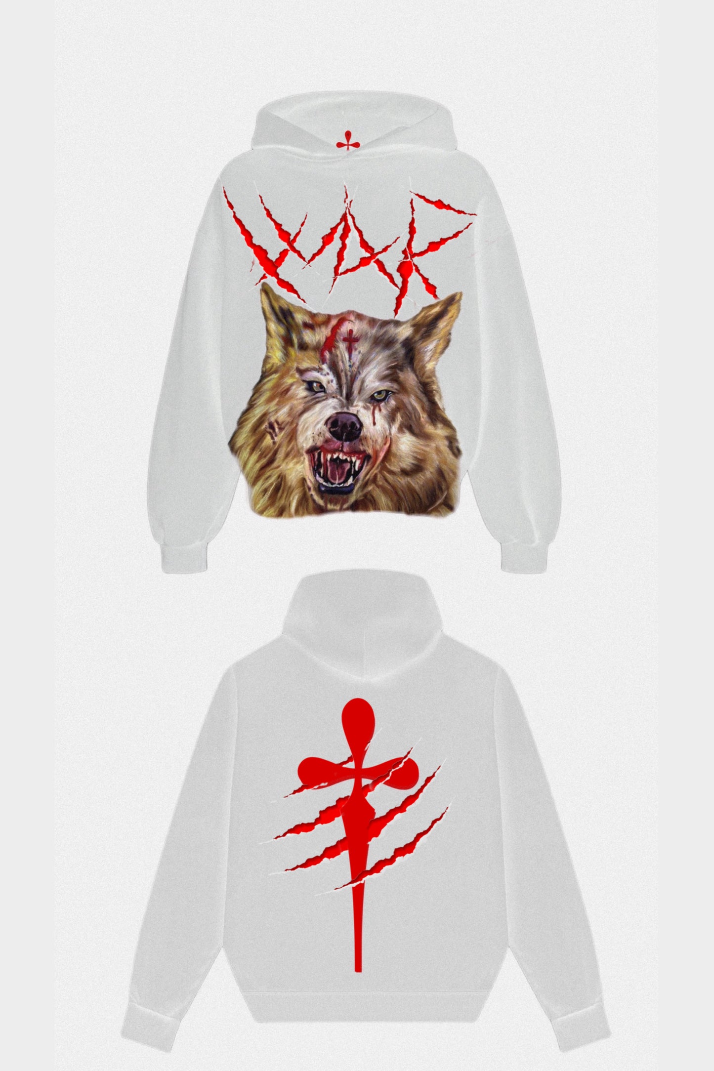 WAR WOLF (WAR) HOODIE (W)