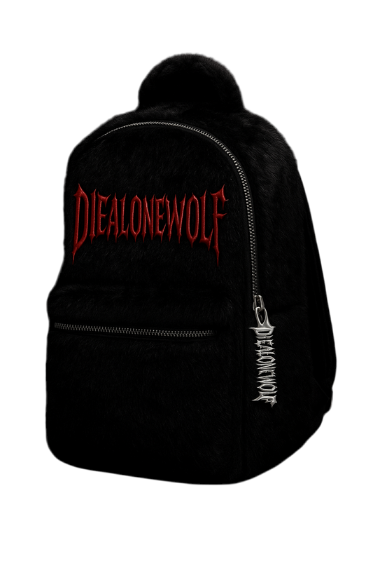 DIEALONEWOLF® — “FUR ARMOR” BACKPACK