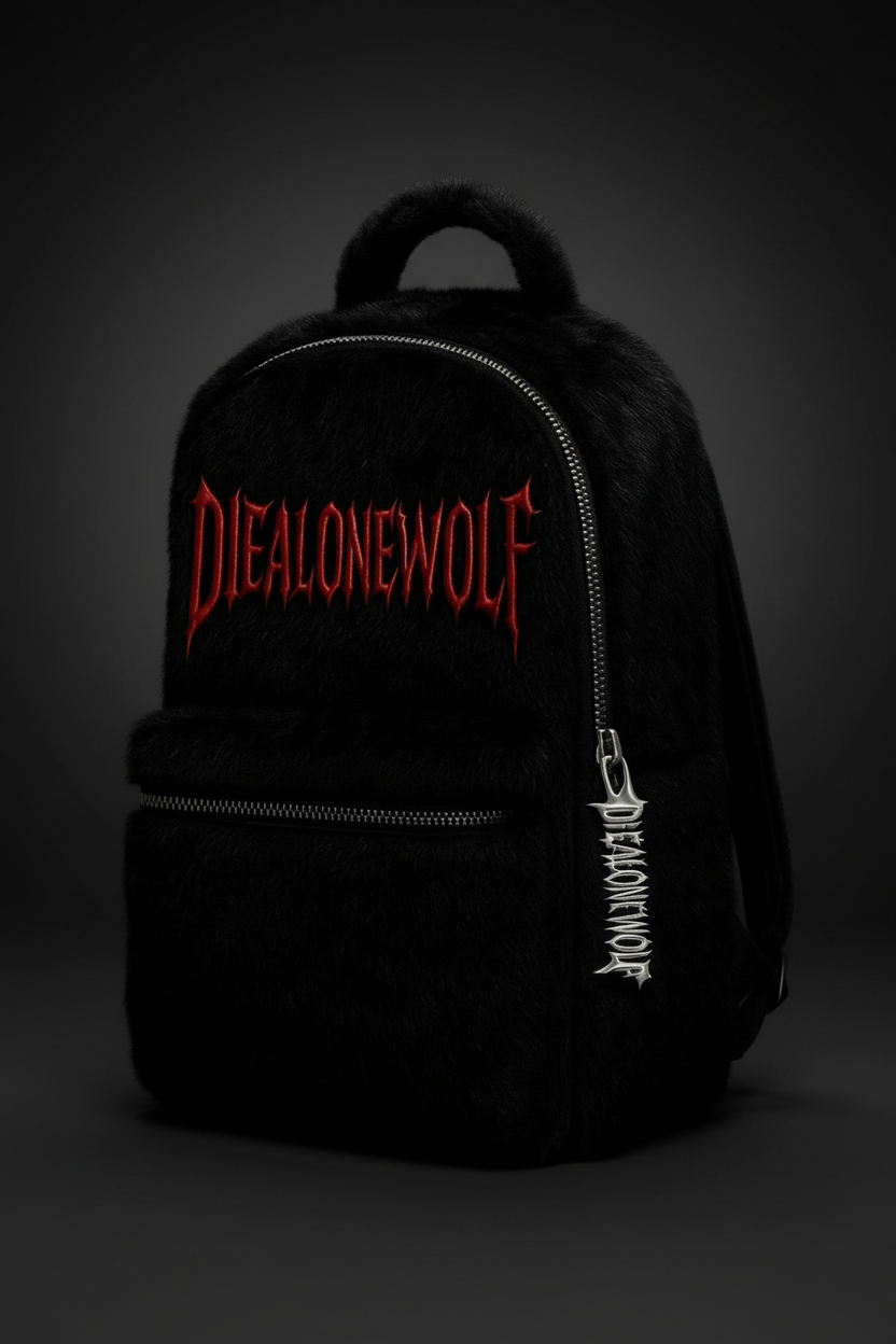 DIEALONEWOLF® — “FUR ARMOR” BACKPACK