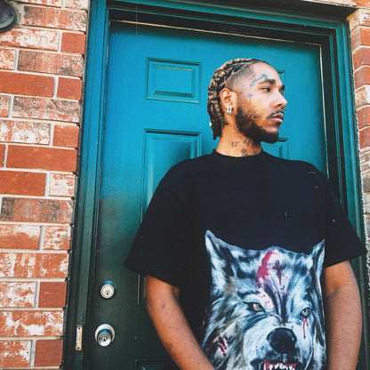 WAR WOLF SHIRT (Black)