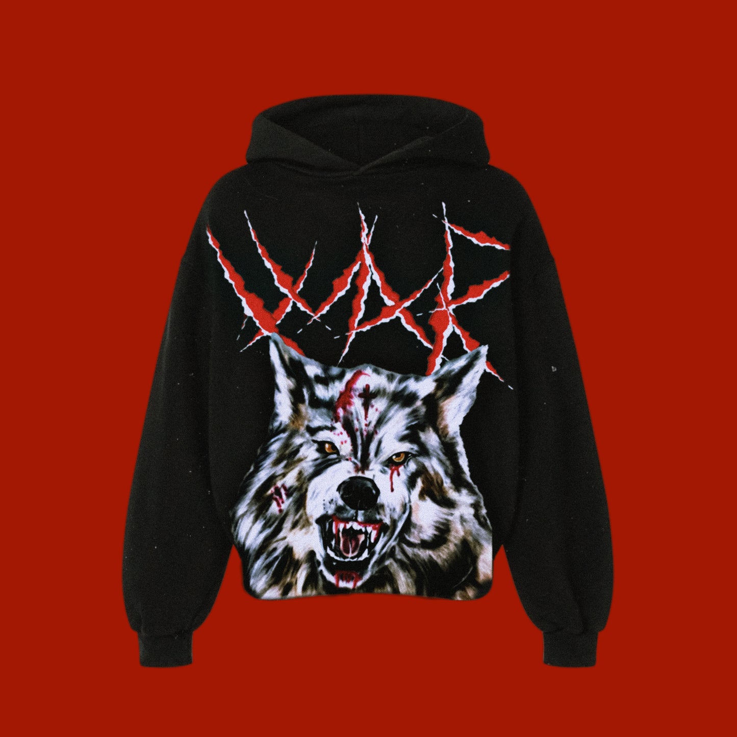 WAR WOLF (WAR) HOODIE (B)