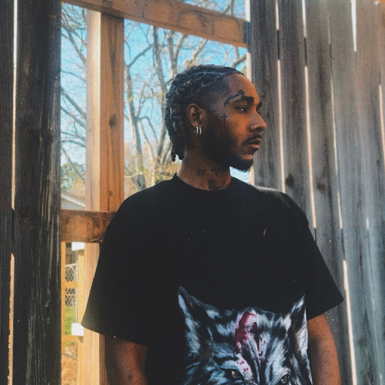 WAR WOLF SHIRT (Black)