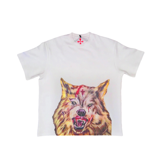 WAR WOLF SHIRT (White)