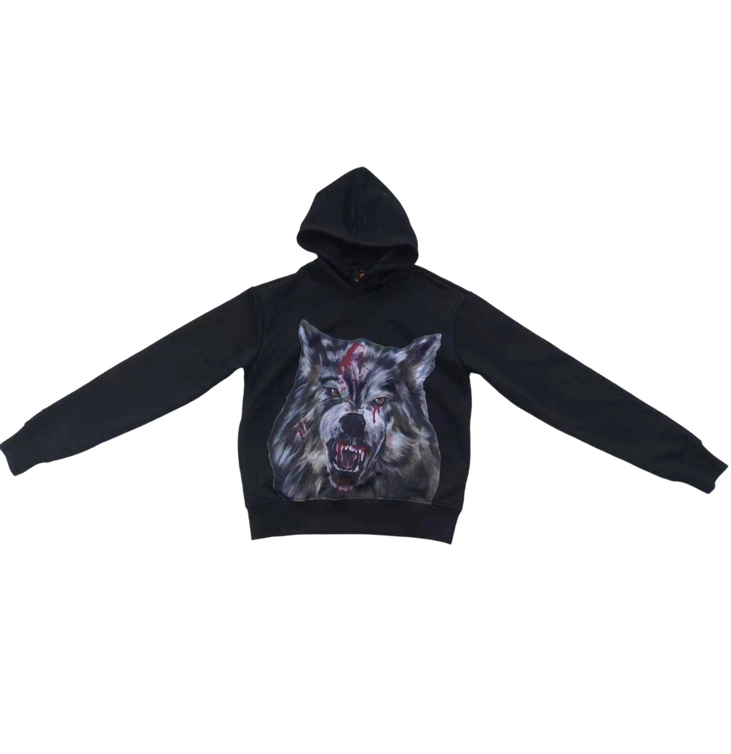 WAR WOLF HOODIE (Black)