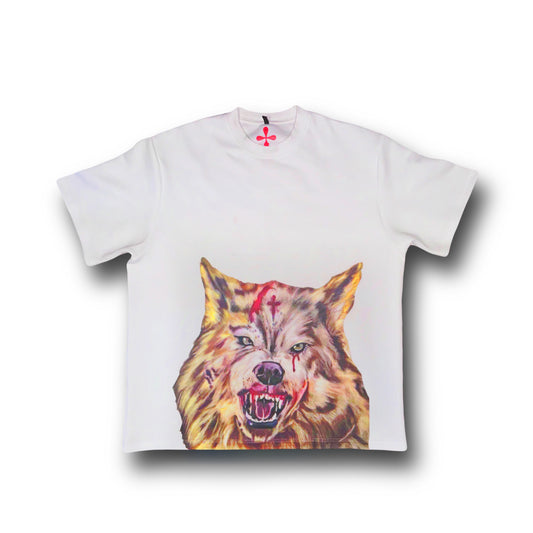 WAR WOLF SHIRT (White)