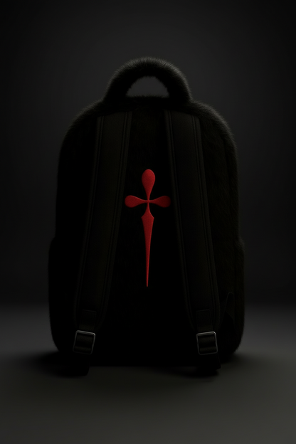 DIEALONEWOLF® — “FUR ARMOR” BACKPACK