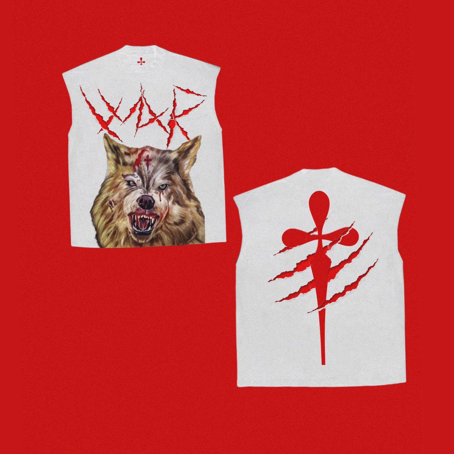 WAR WOLF (WAR) SLEEVELESS TEE (W)